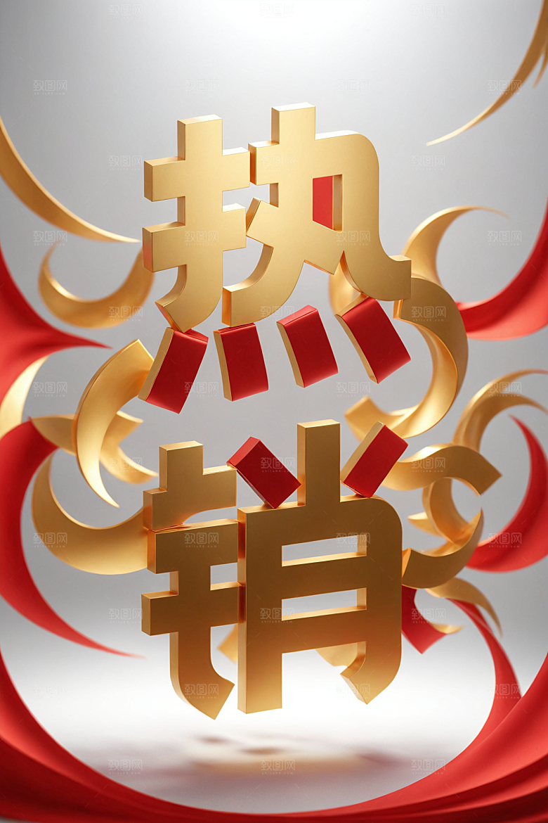 销冠促销喜报高清祝贺艺术字