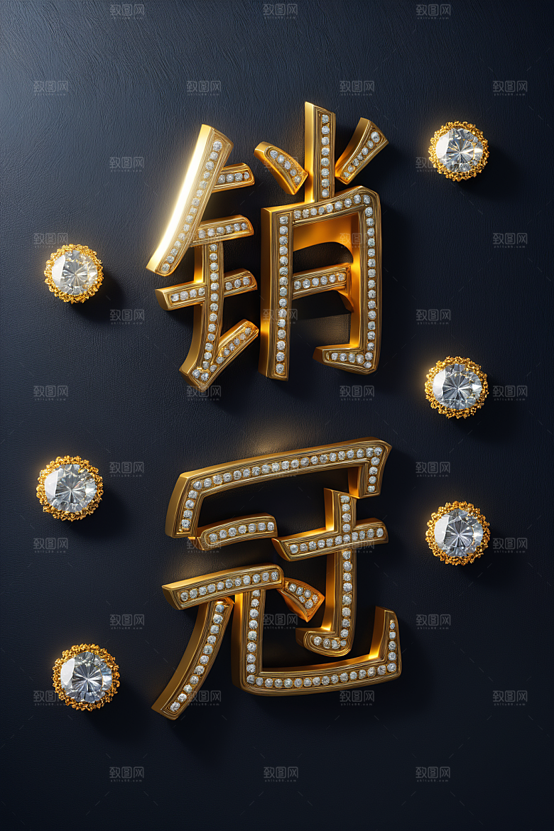销冠促销喜报喜庆祝贺艺术字