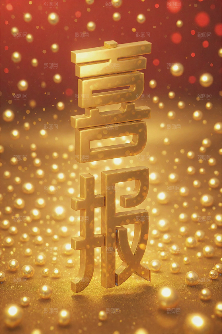 销冠促销喜报3D祝贺艺术字