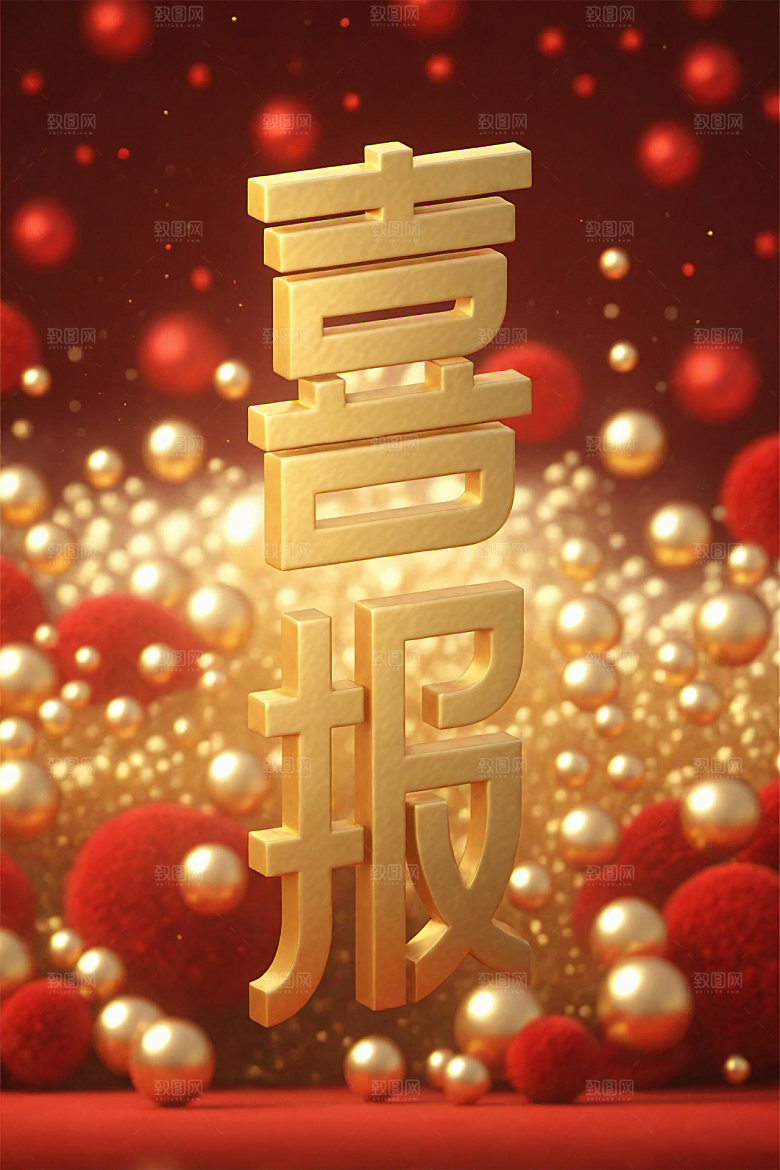 销冠促销喜报3D高清艺术字