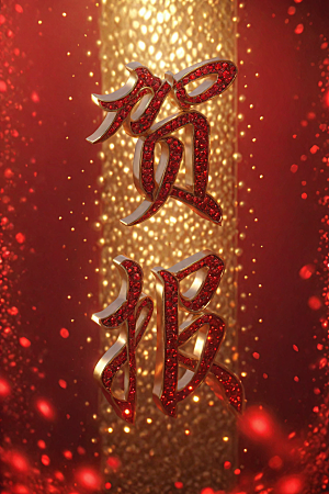 销冠促销喜报祝贺3D艺术字