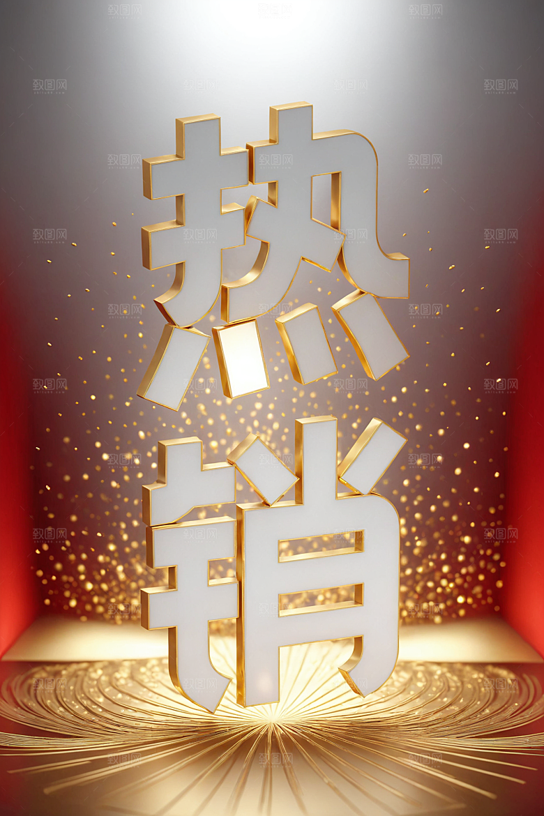 销冠促销喜报高清喜庆艺术字