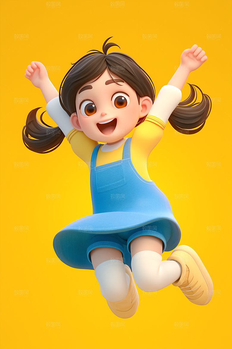 小孩肖像儿童模型