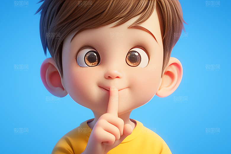 小孩3D高清模型