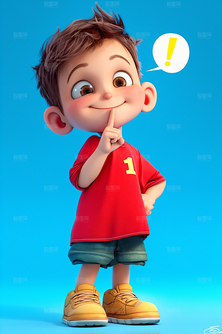 小孩C4D童趣模型