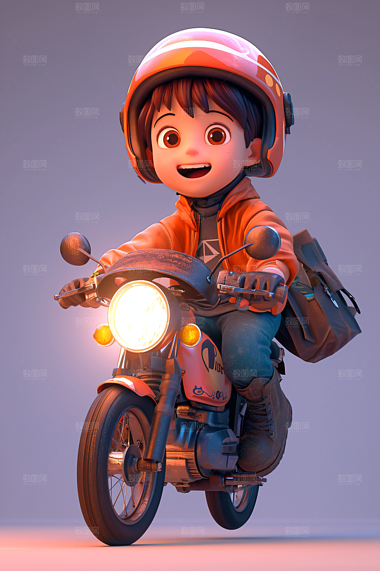 小孩天真六一儿童节模型