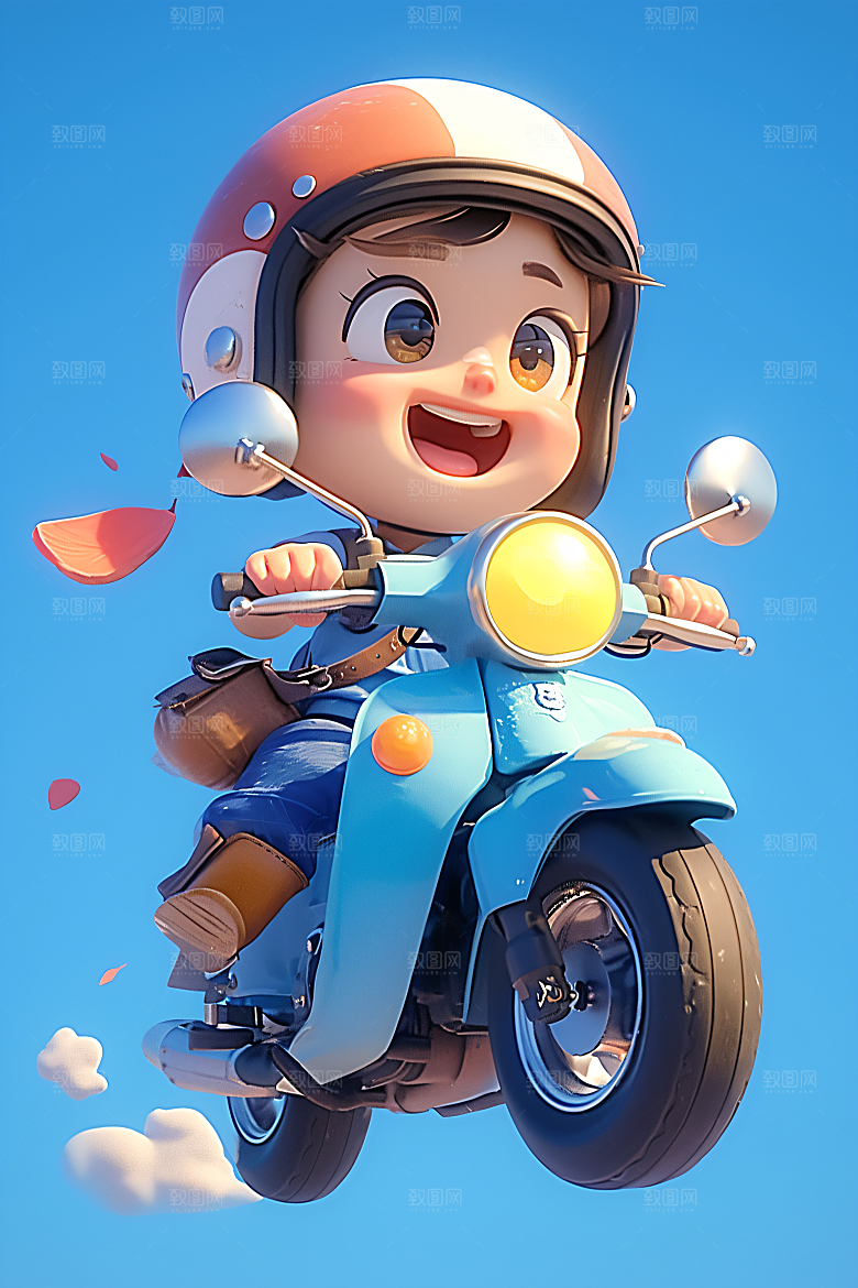 小孩六一儿童节儿童模型
