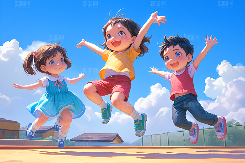 小孩高清儿童模型