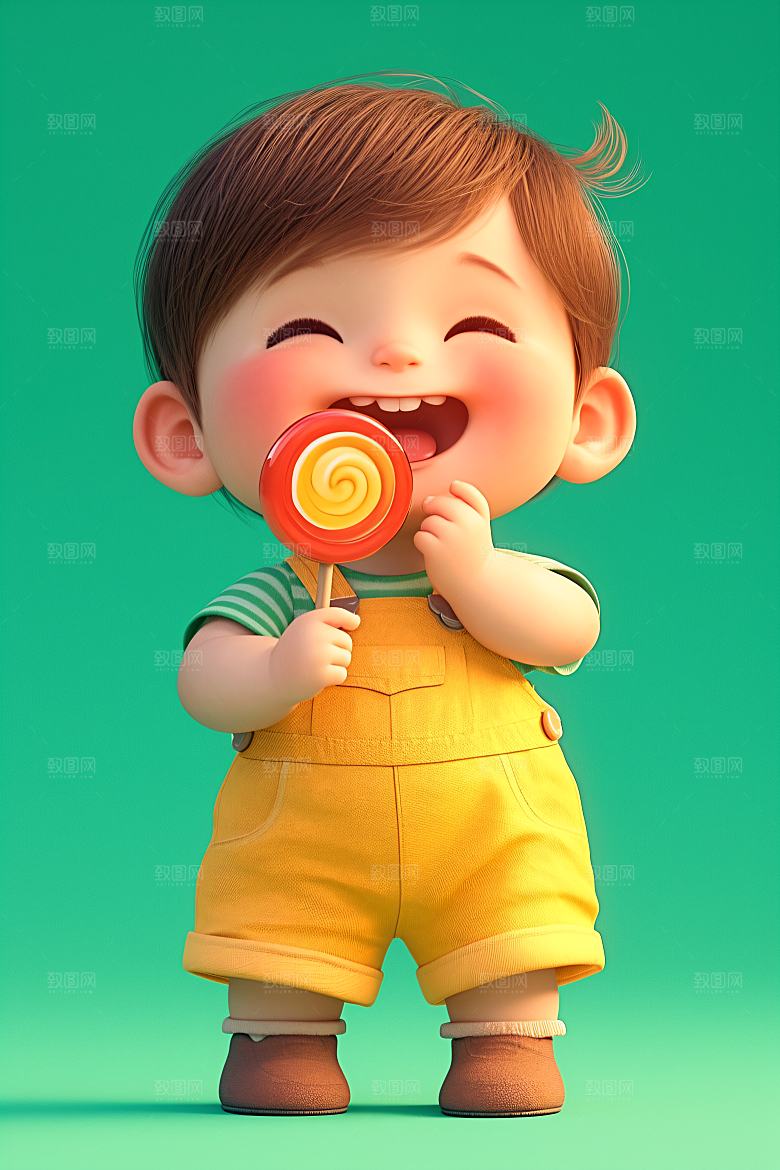 小孩高清天真模型