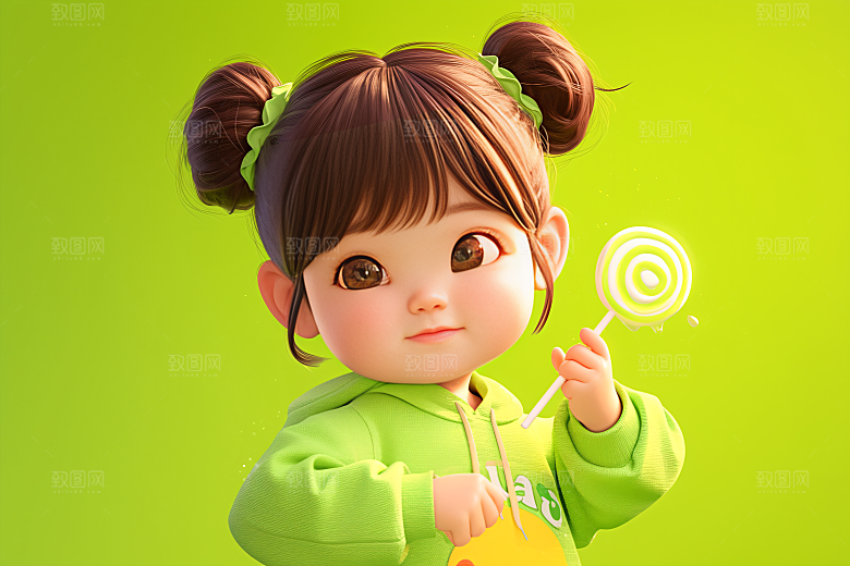 小孩高清3D模型