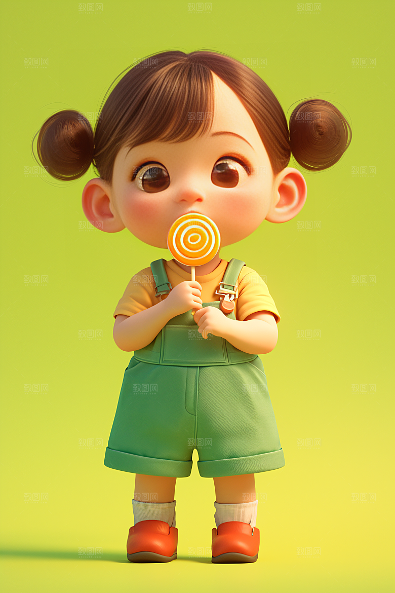 小孩可爱儿童模型