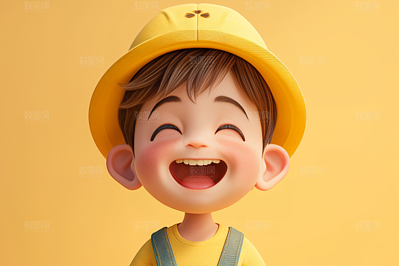 小孩可爱3D模型