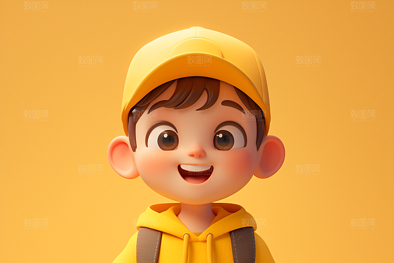小孩立体儿童模型