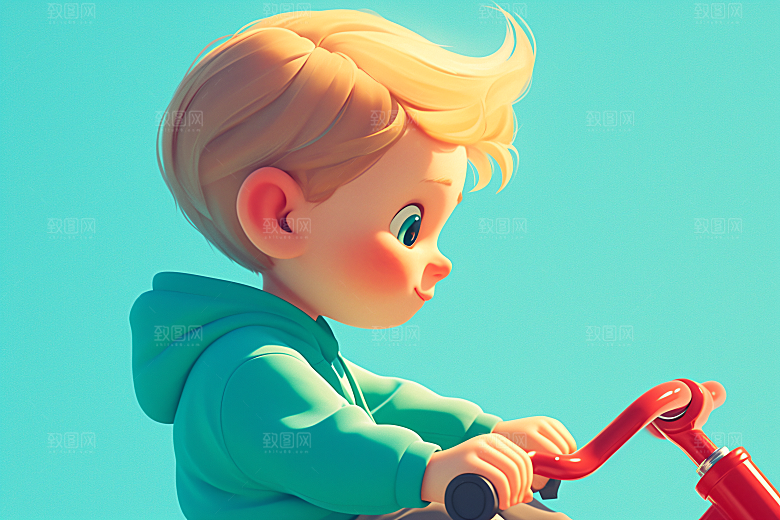 小孩C4D人物模型