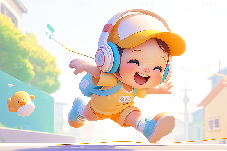 小孩童年C4D模型