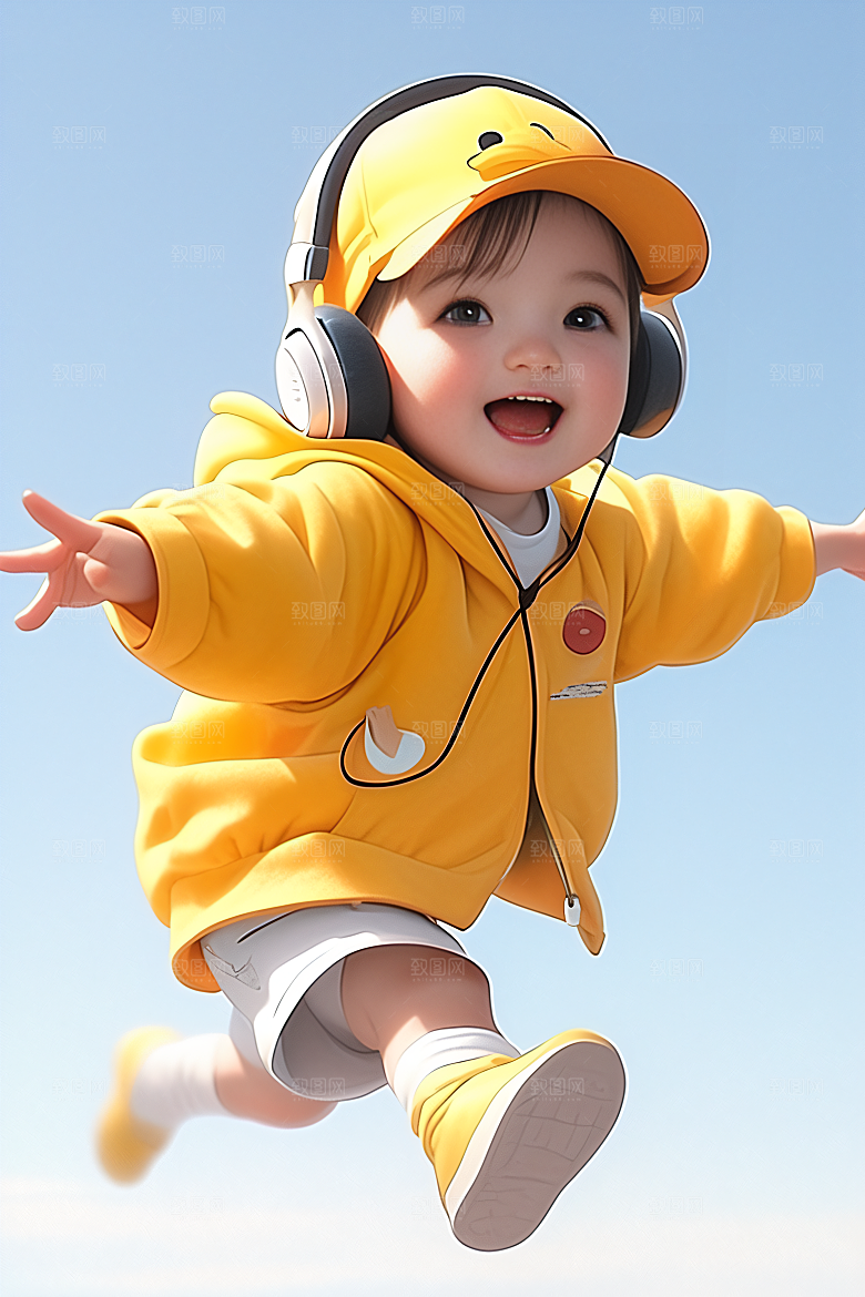 小孩3D立体模型
