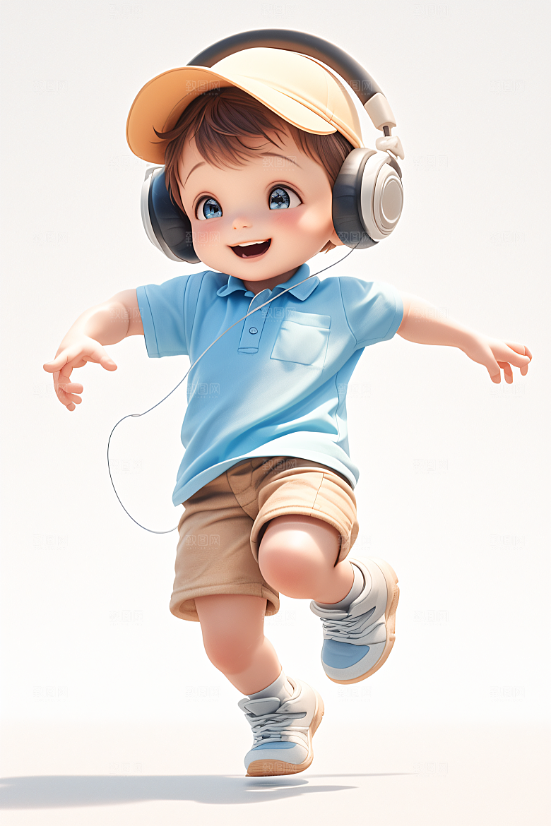 小孩高清烂漫模型