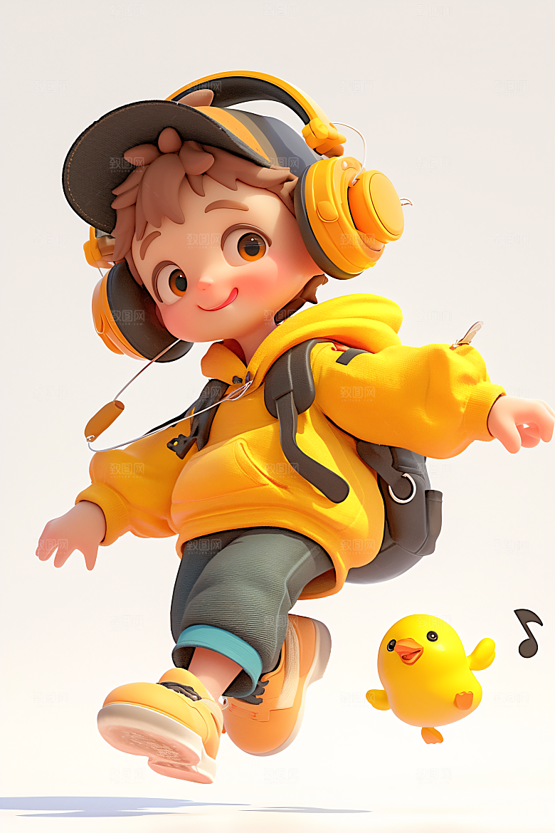 小孩立体人物模型
