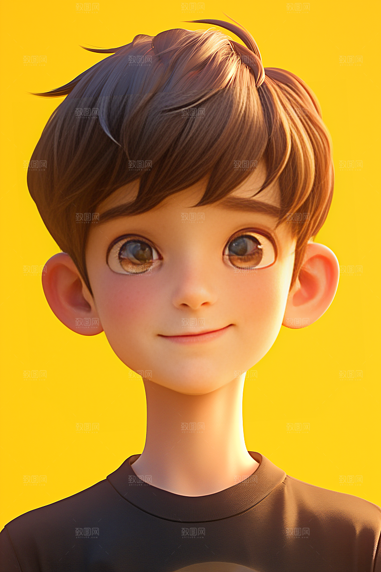 小孩人物童年模型
