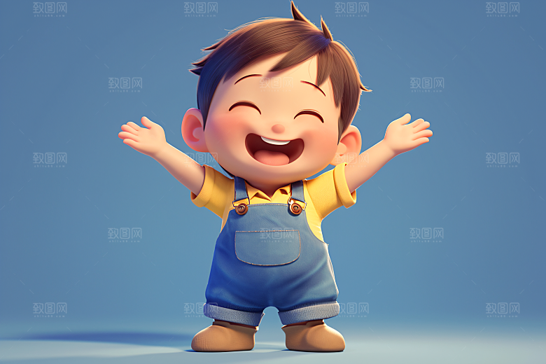 小孩儿童天真模型