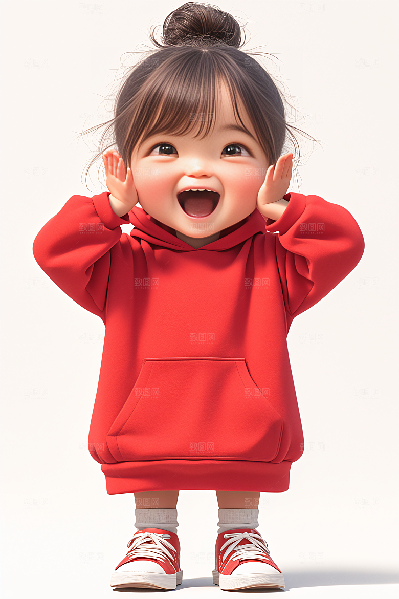 小孩高清C4D模型