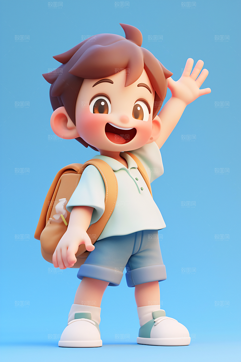 小孩立体儿童模型