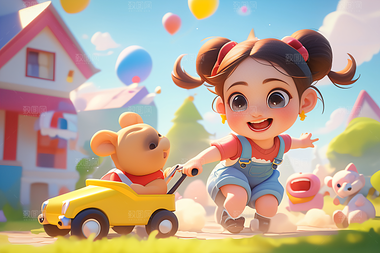 小孩儿童天真模型