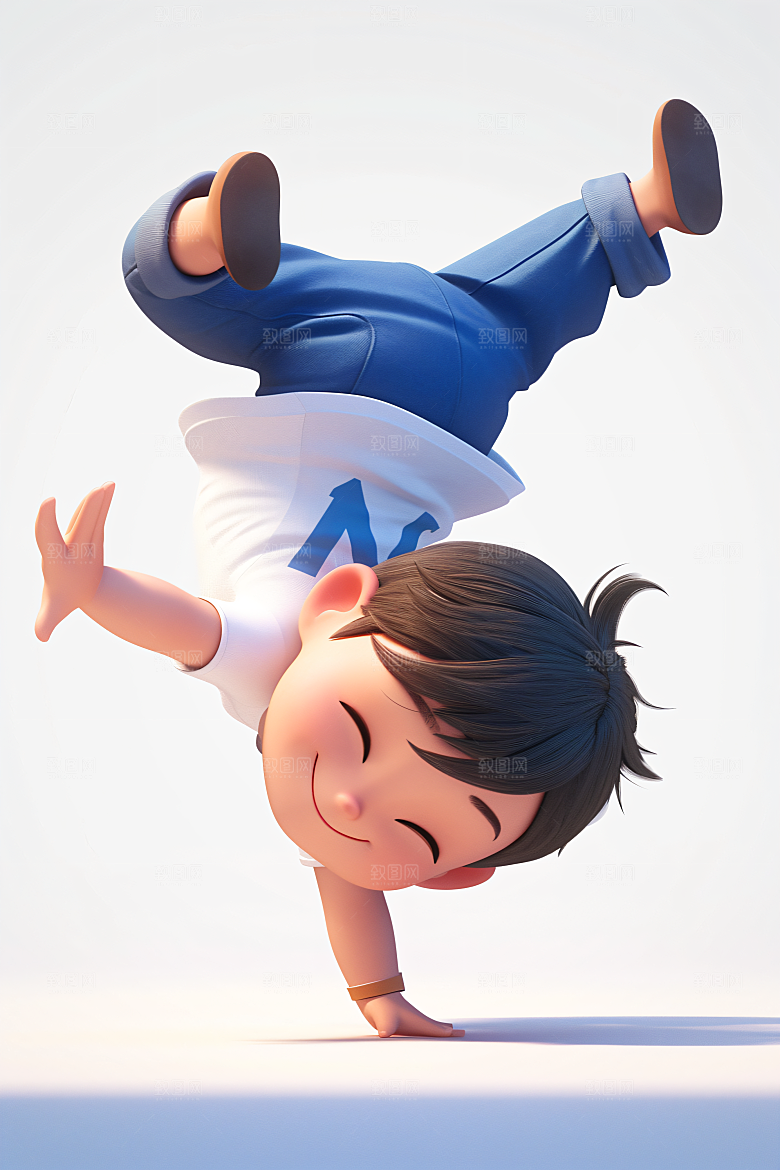 小孩儿童3D模型