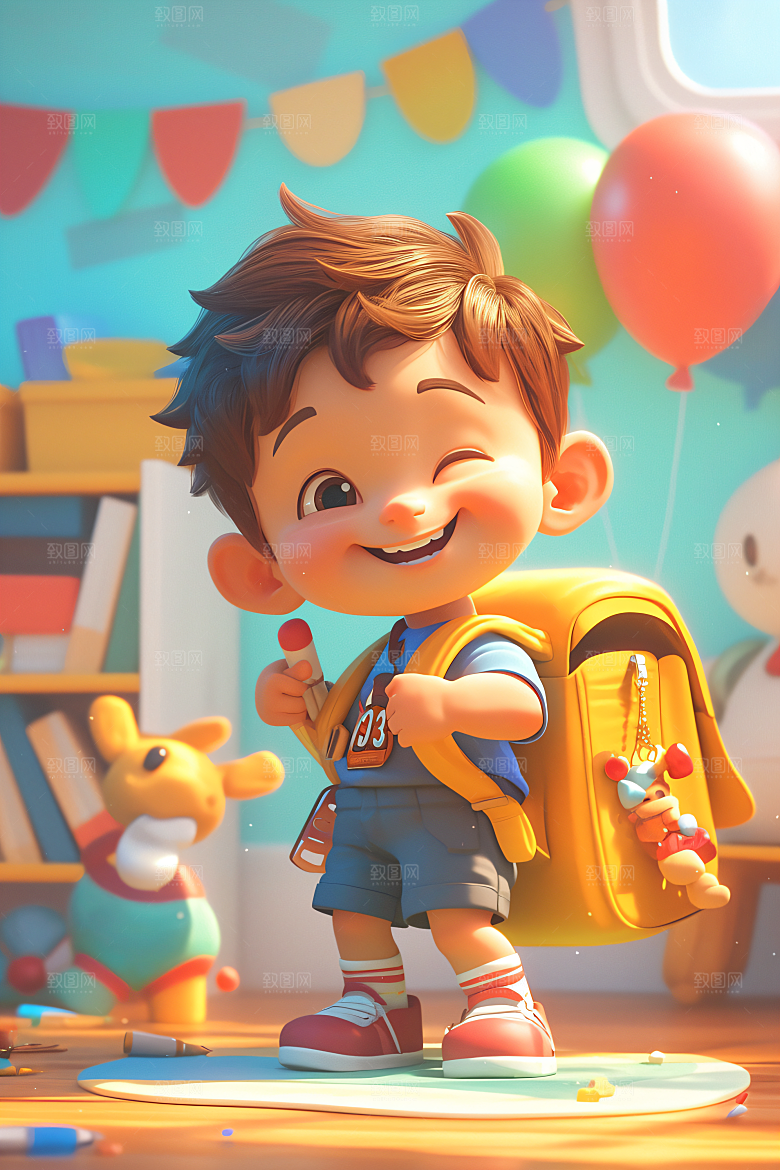 小孩高清天真模型