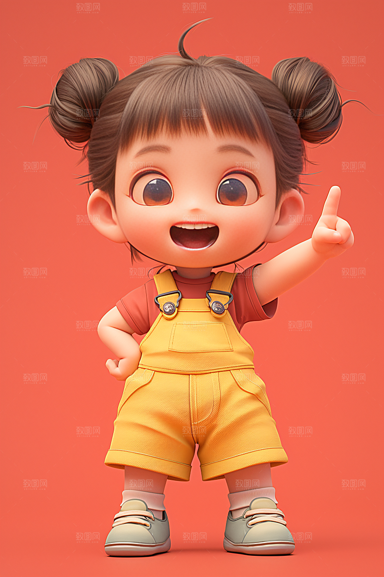 小孩儿童童年模型