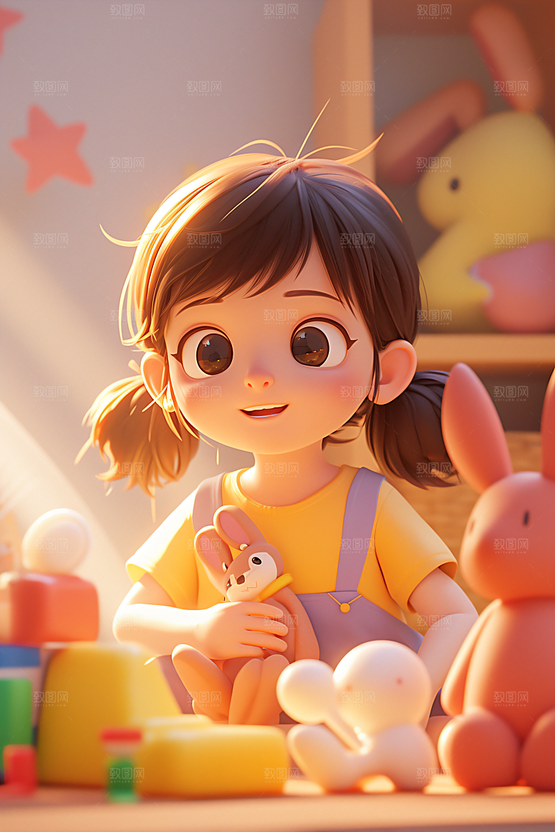 小孩3D高清模型