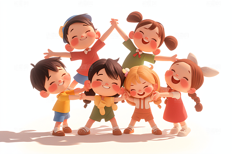 小孩天真3D模型
