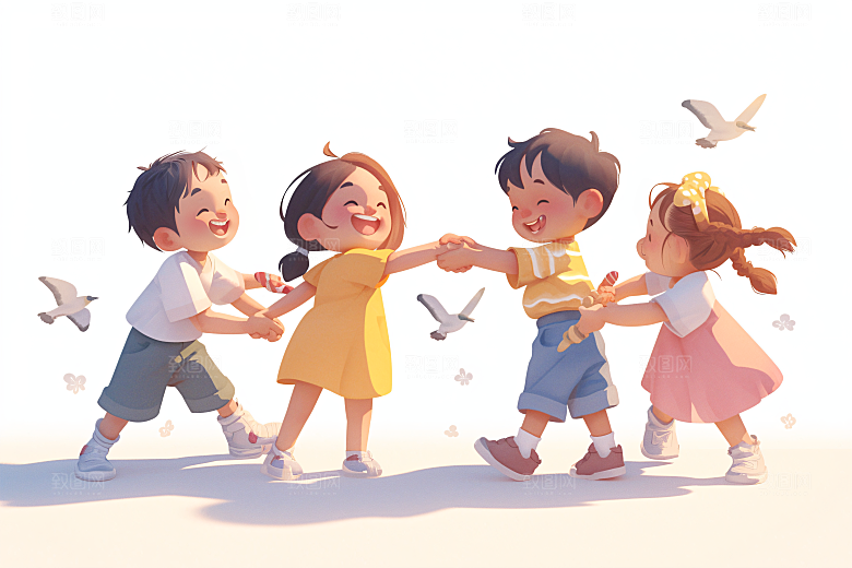 小孩儿童高清模型