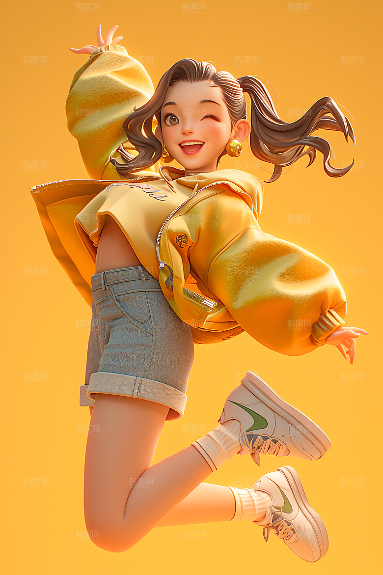 小孩童趣立体模型