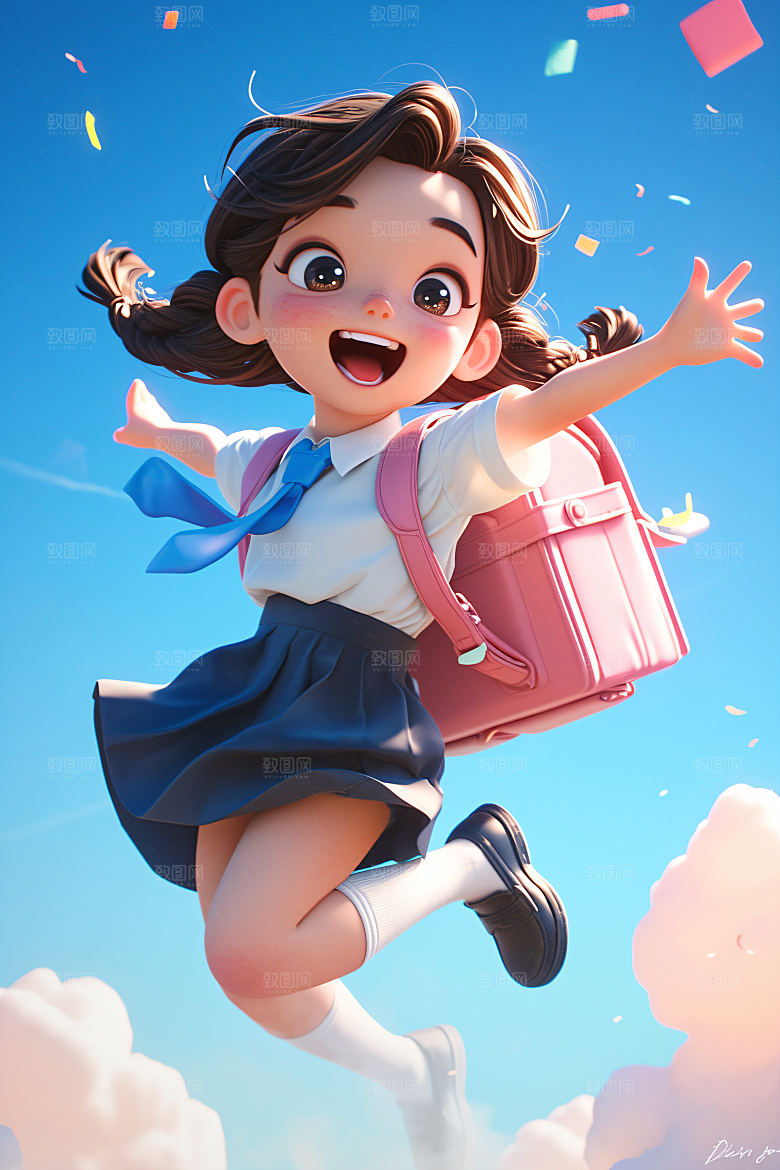 小孩立体肖像模型