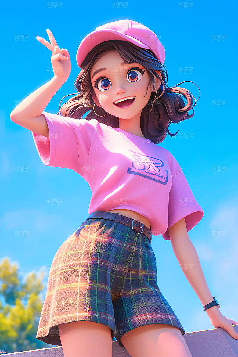 小孩人物C4D模型