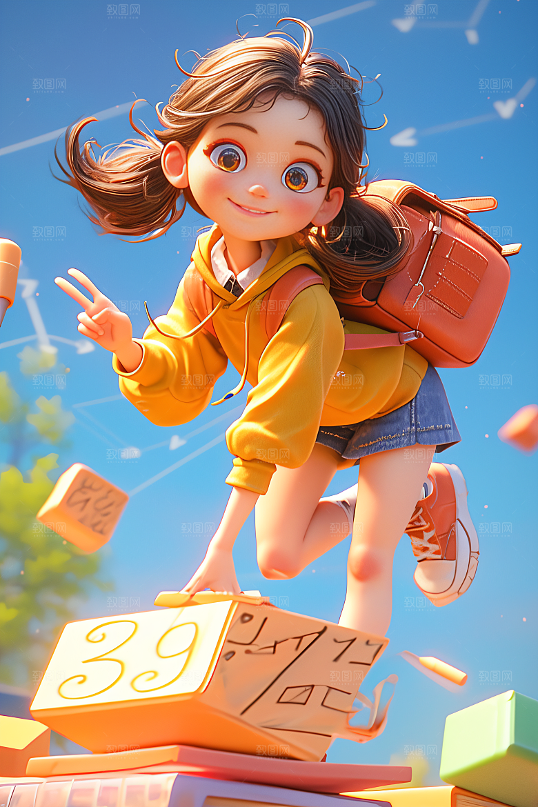 小孩儿童C4D模型