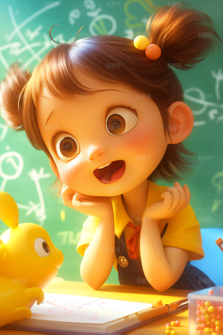 小孩C4D童年模型