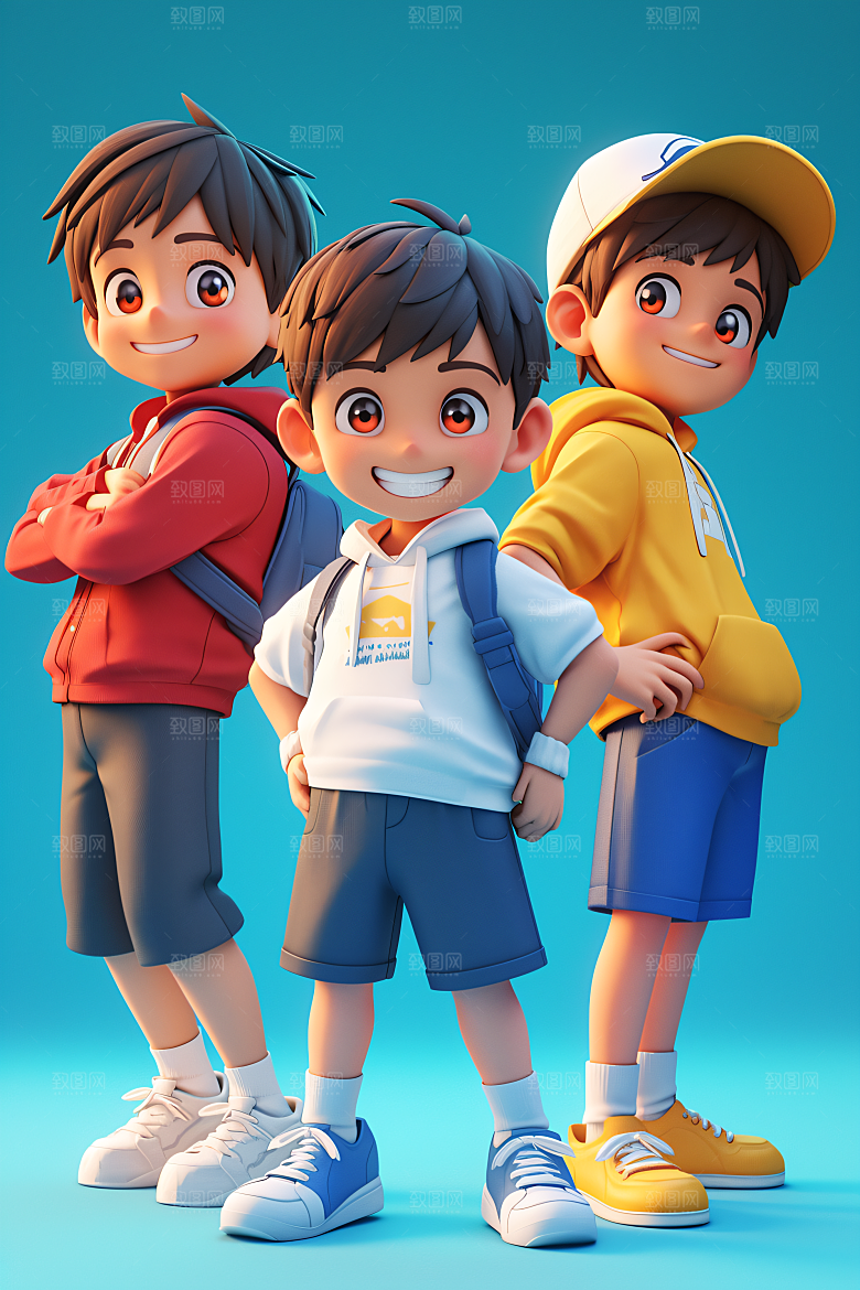 小孩儿童高清模型