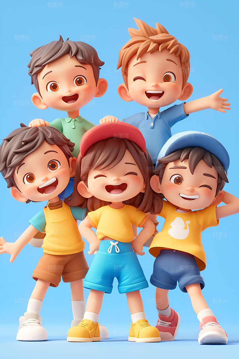 小孩童趣3D模型