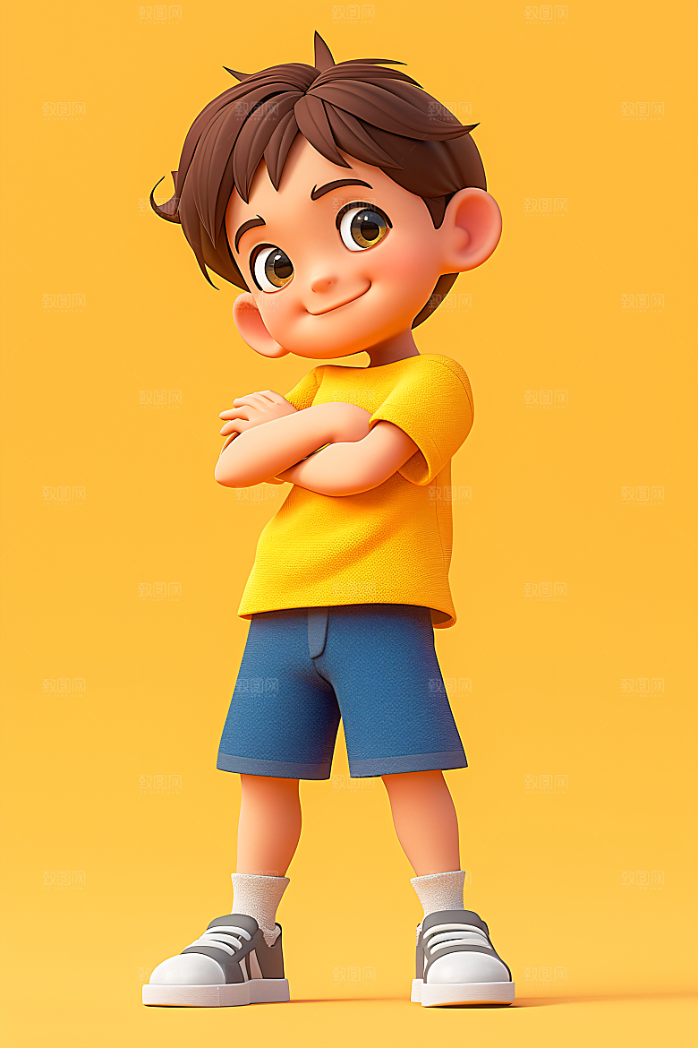 小孩3D儿童模型