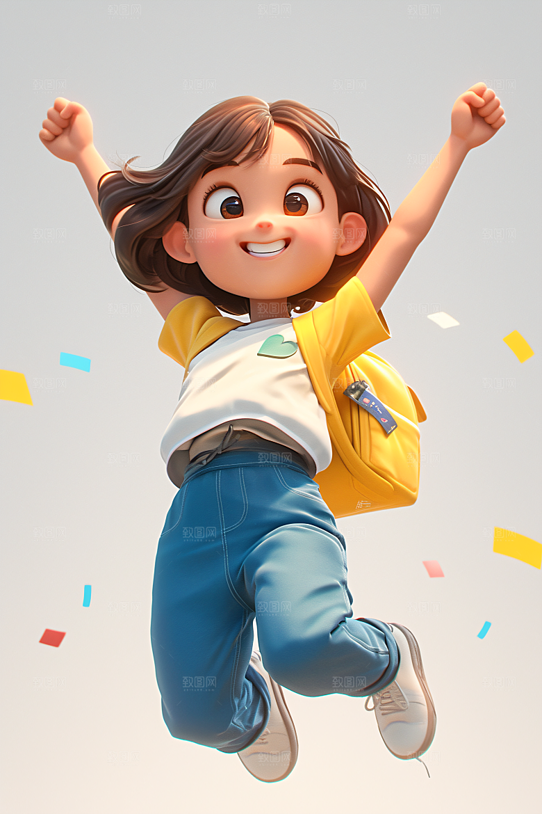 小孩儿童童年模型