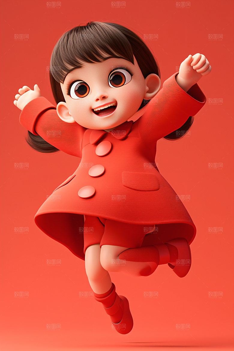 小孩高清可爱模型