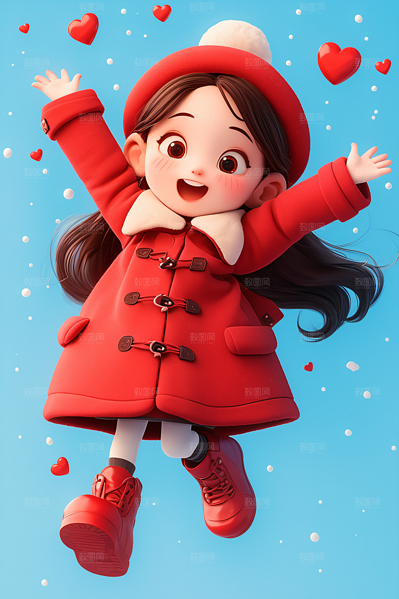 小孩童年人物模型