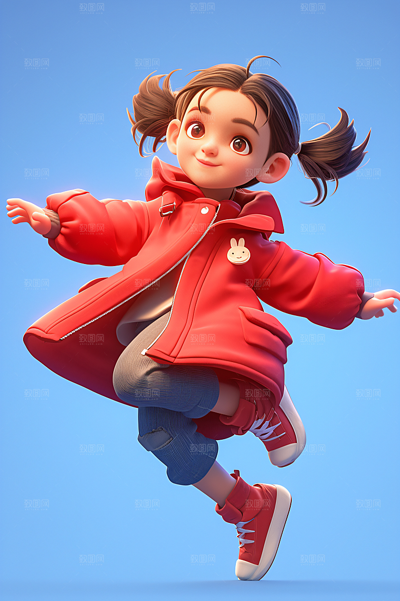 小孩3D高清模型