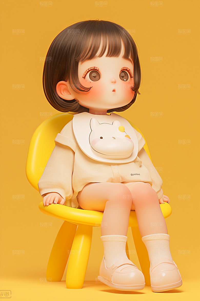 小孩3D高清模型