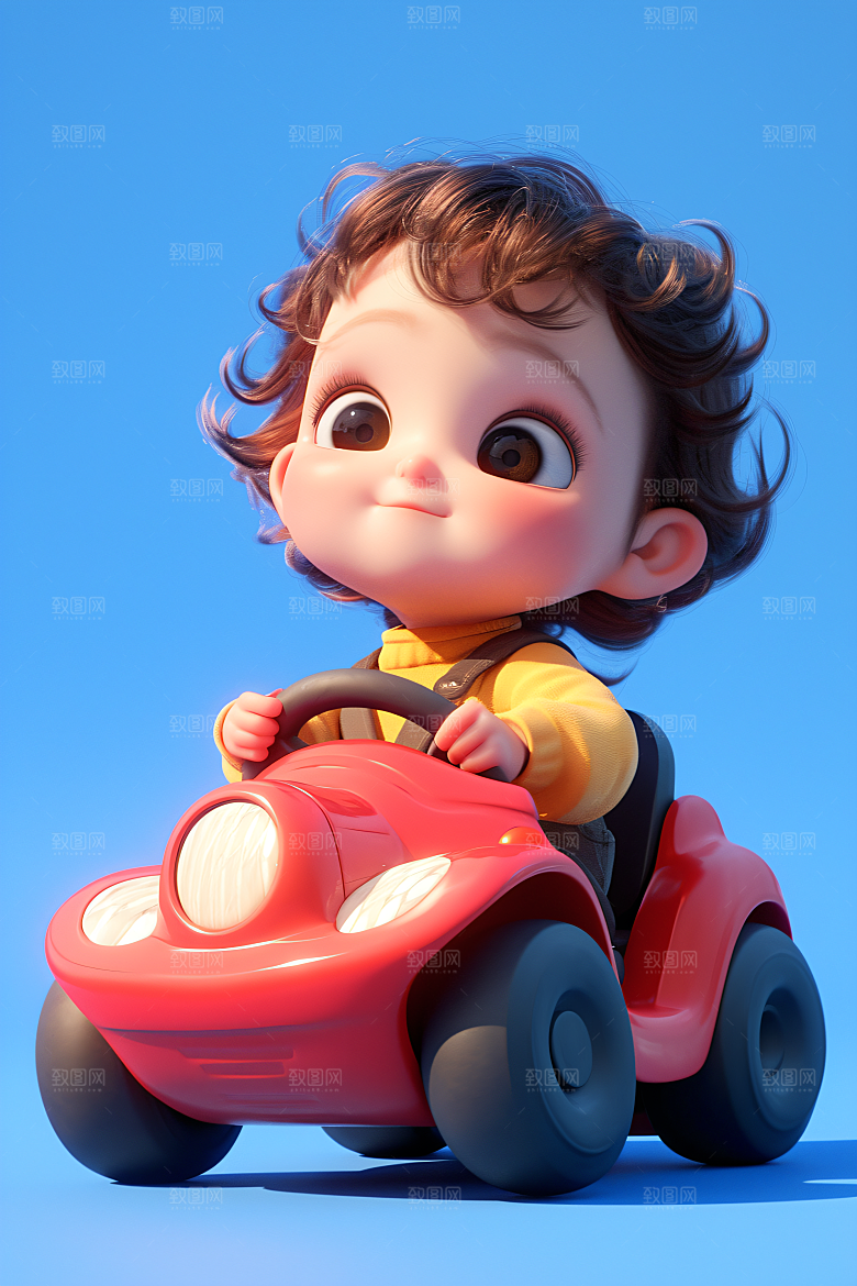 小孩3D立体模型