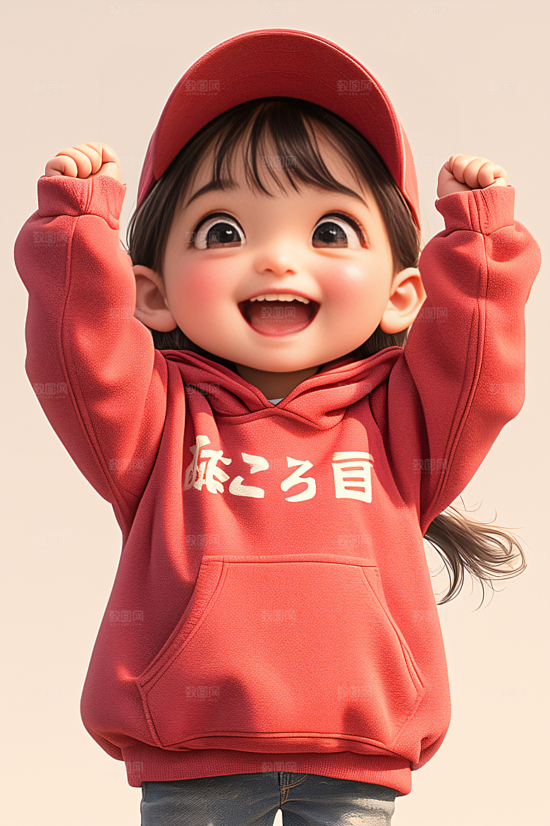 小孩儿童肖像模型