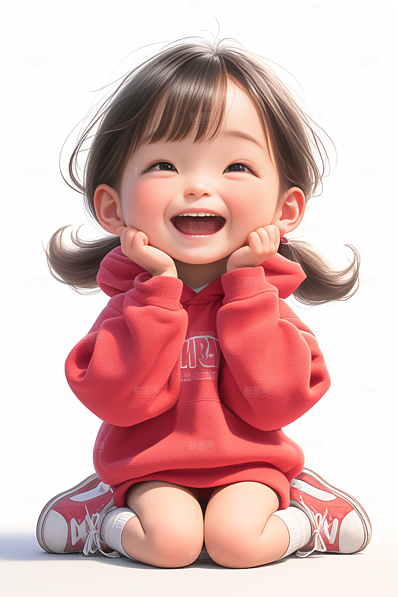 小孩C4D天真模型