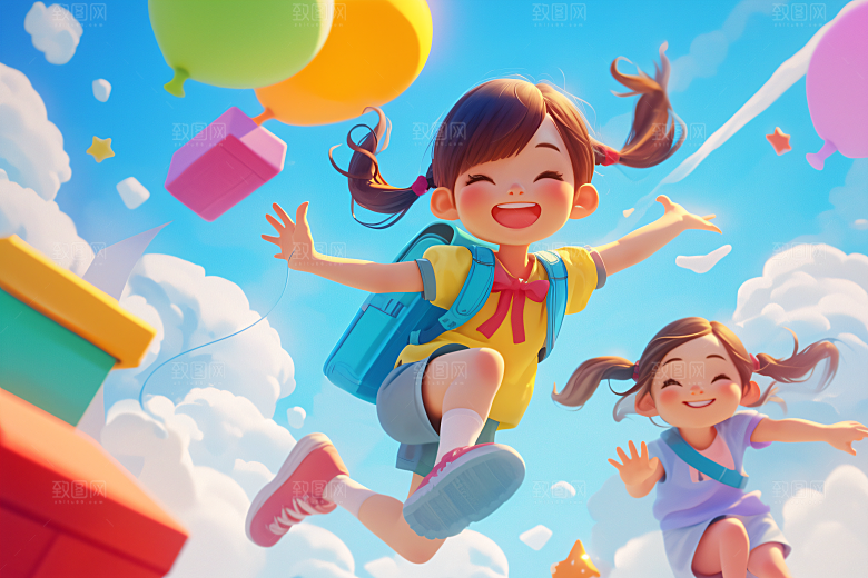 小孩儿童C4D模型